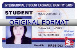 STUDENT EXCHANGE DRIVER LICENSE ORIGINAL FORMAT, DESIGN SPECIFICATIONS, NOVELTY SECURITY CARD PROFILES, IDENTITY, NEW SOFTWARE ID SOFTWARE